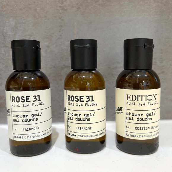 NEW Le Labo Rose 31 & Edition shower gel conditioner & body lotion 360ML